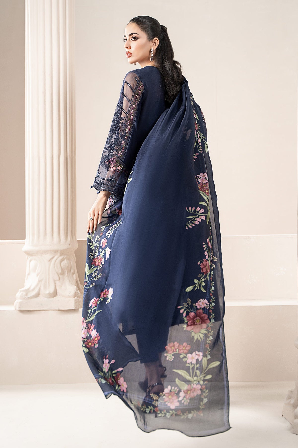 3 Piece Embroidered Lawn Suit | ELS-25-10
