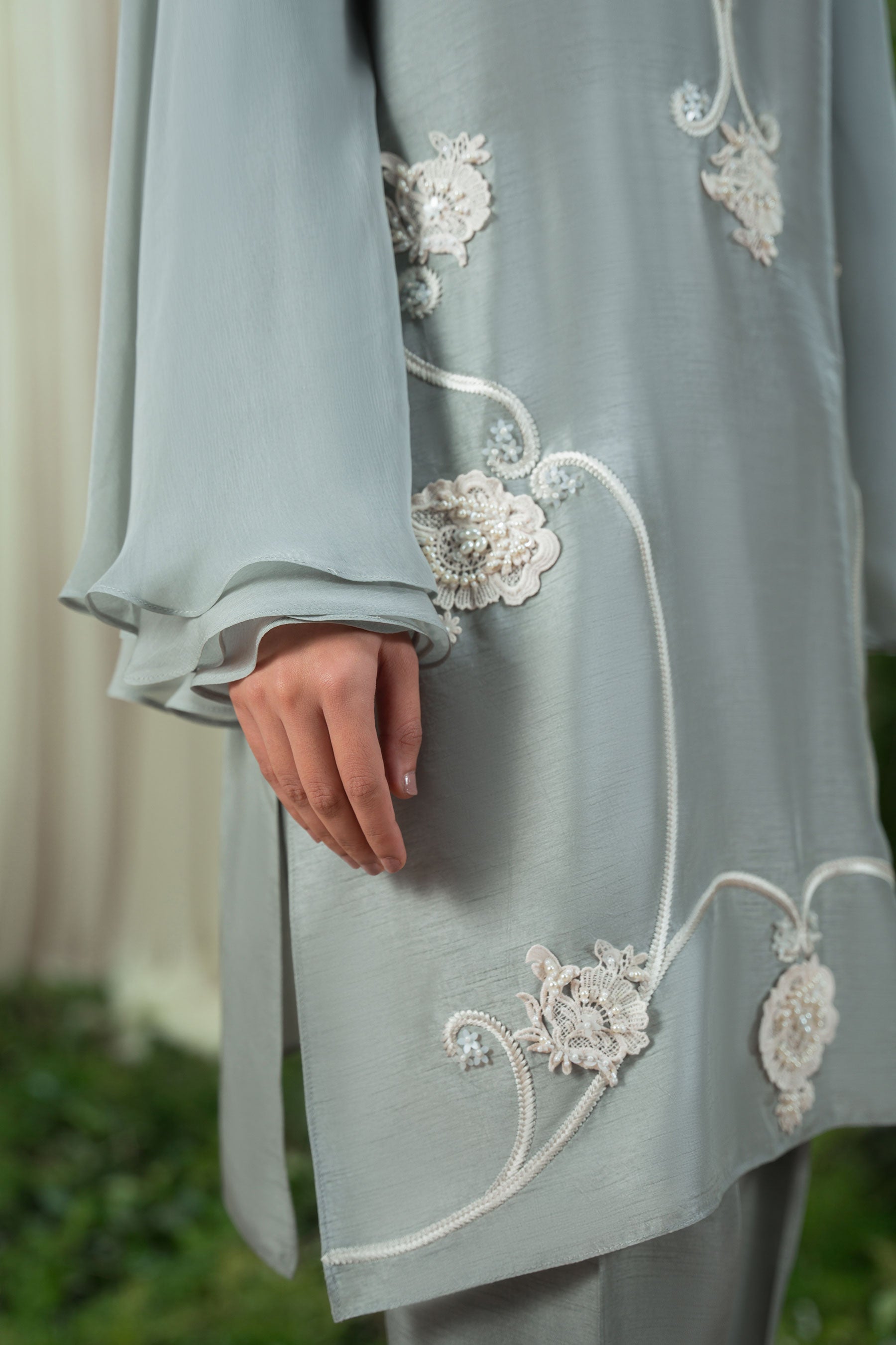 Dove Kurta Shalwar Set (D-11-A)