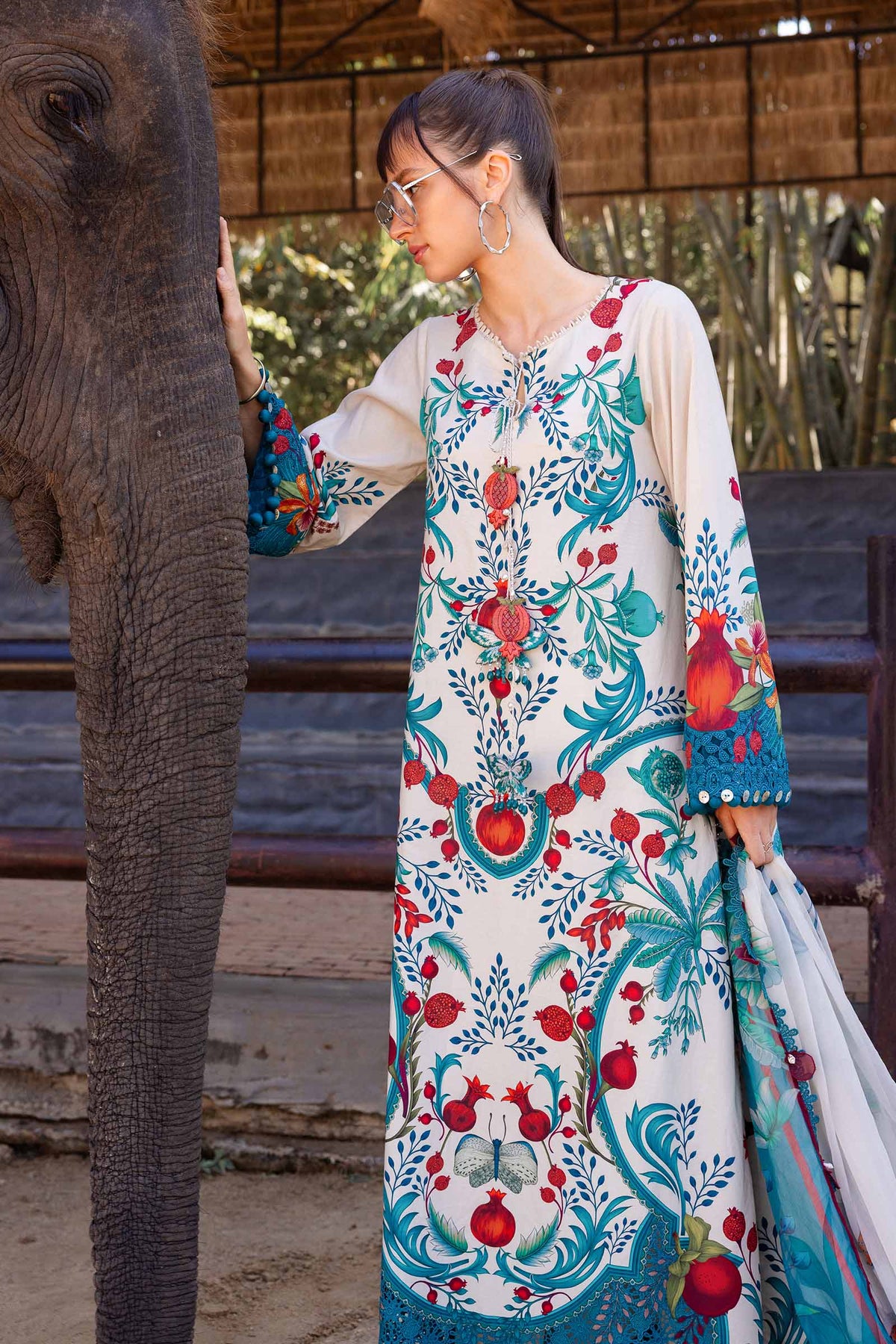 3 Piece Unstitched Embroidered Lawn Suit - MPA2912-999-00A