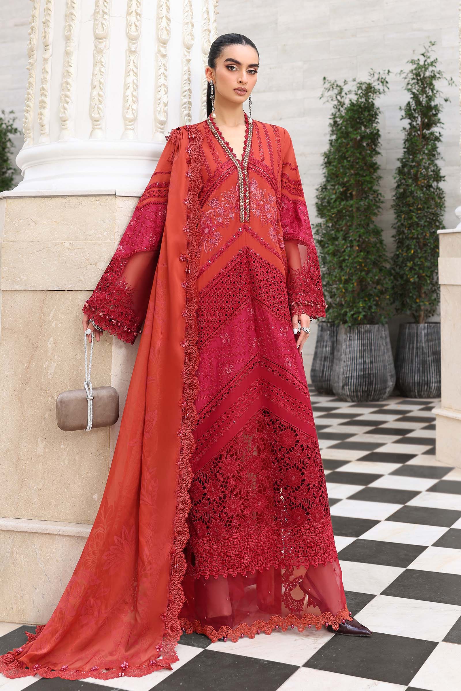 Maria B EL-26-13 Style — Mairaz Lawn Suit