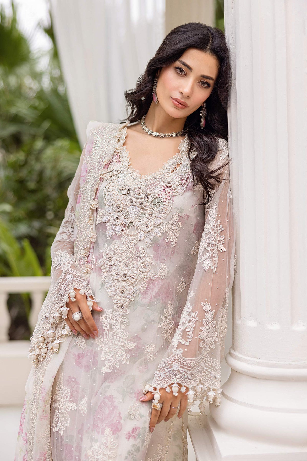 Maria.B – MPC-25-101 Off White Rose Style