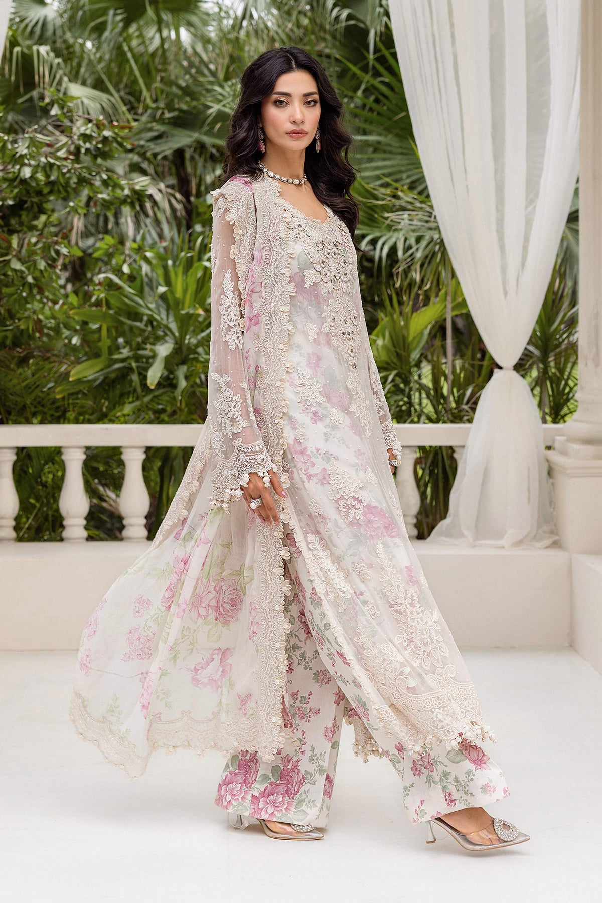 Maria.B – MPC-25-101 Off White Rose Style