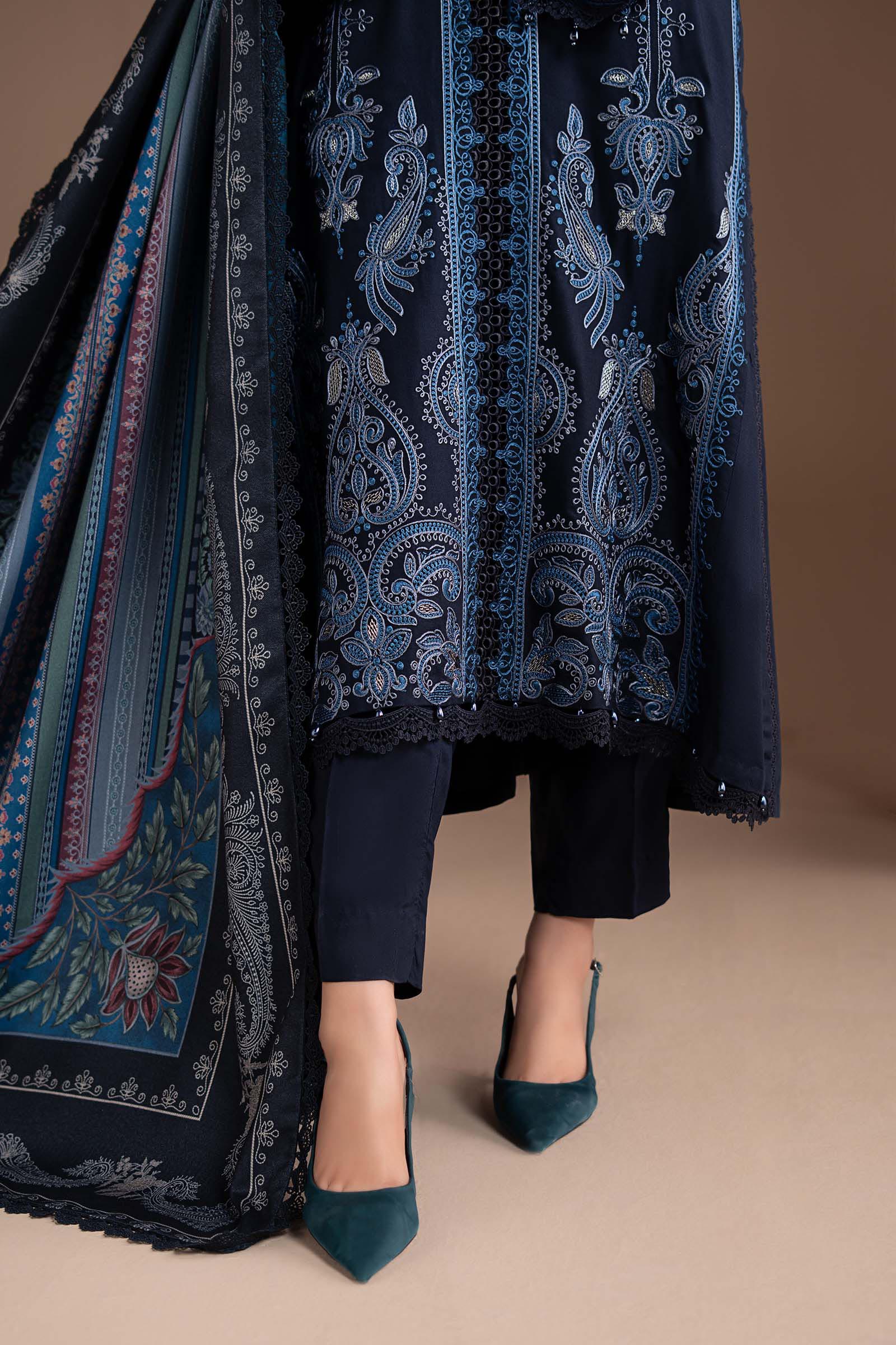 Embroidered Lace Fabric (1Pc)