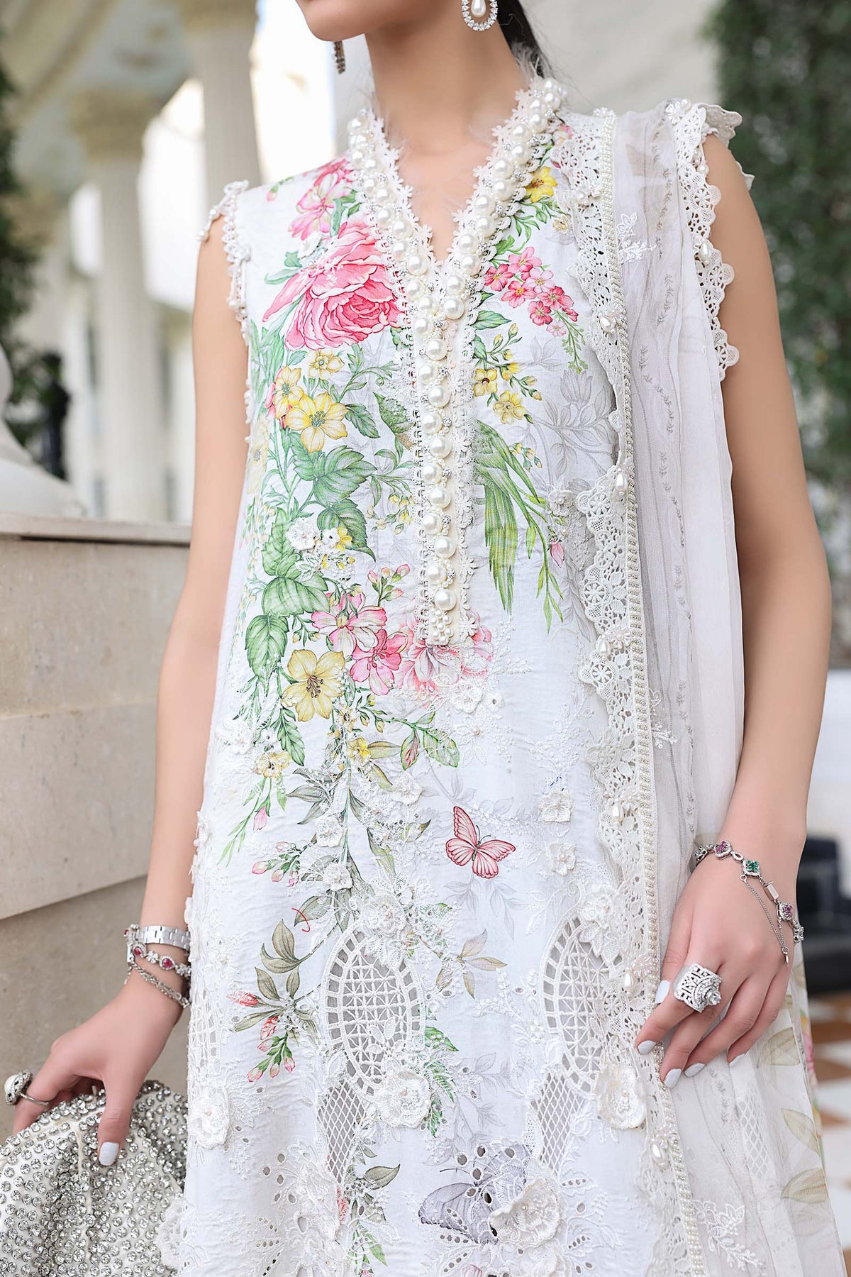 Maria B EL-26-03 Style — Mairaz Lawn Suit