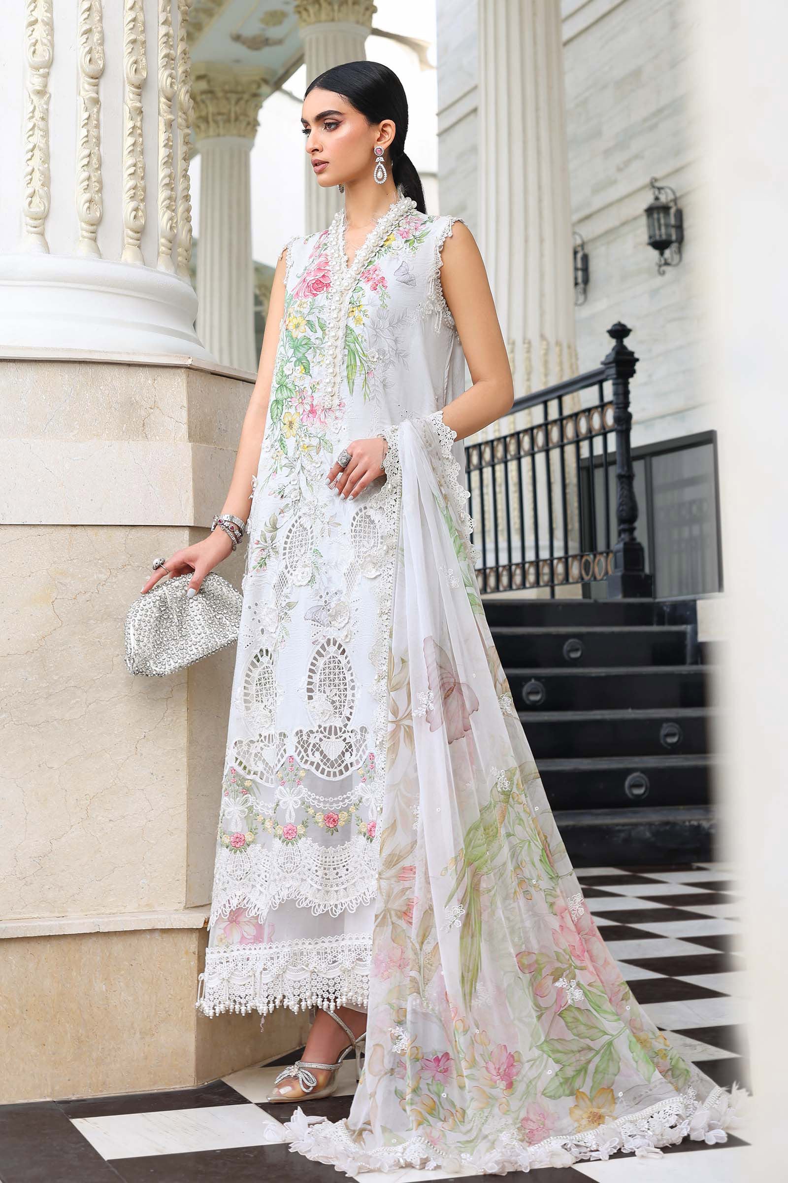 Maria B EL-26-03 Style — Mairaz Lawn Suit