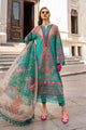 3 Piece Unstitched Printed Cambric Suit | Mpt-2304-A