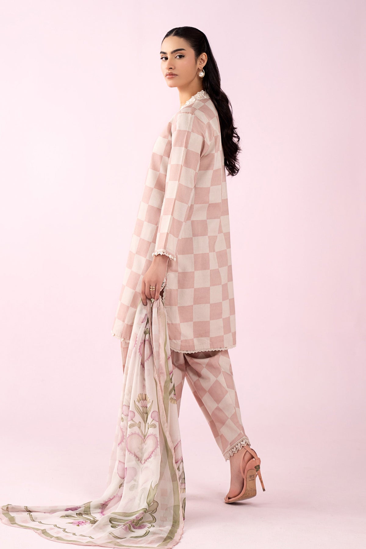 3 Piece Embroidered Lawn Suit - MS2906A-SML-00A