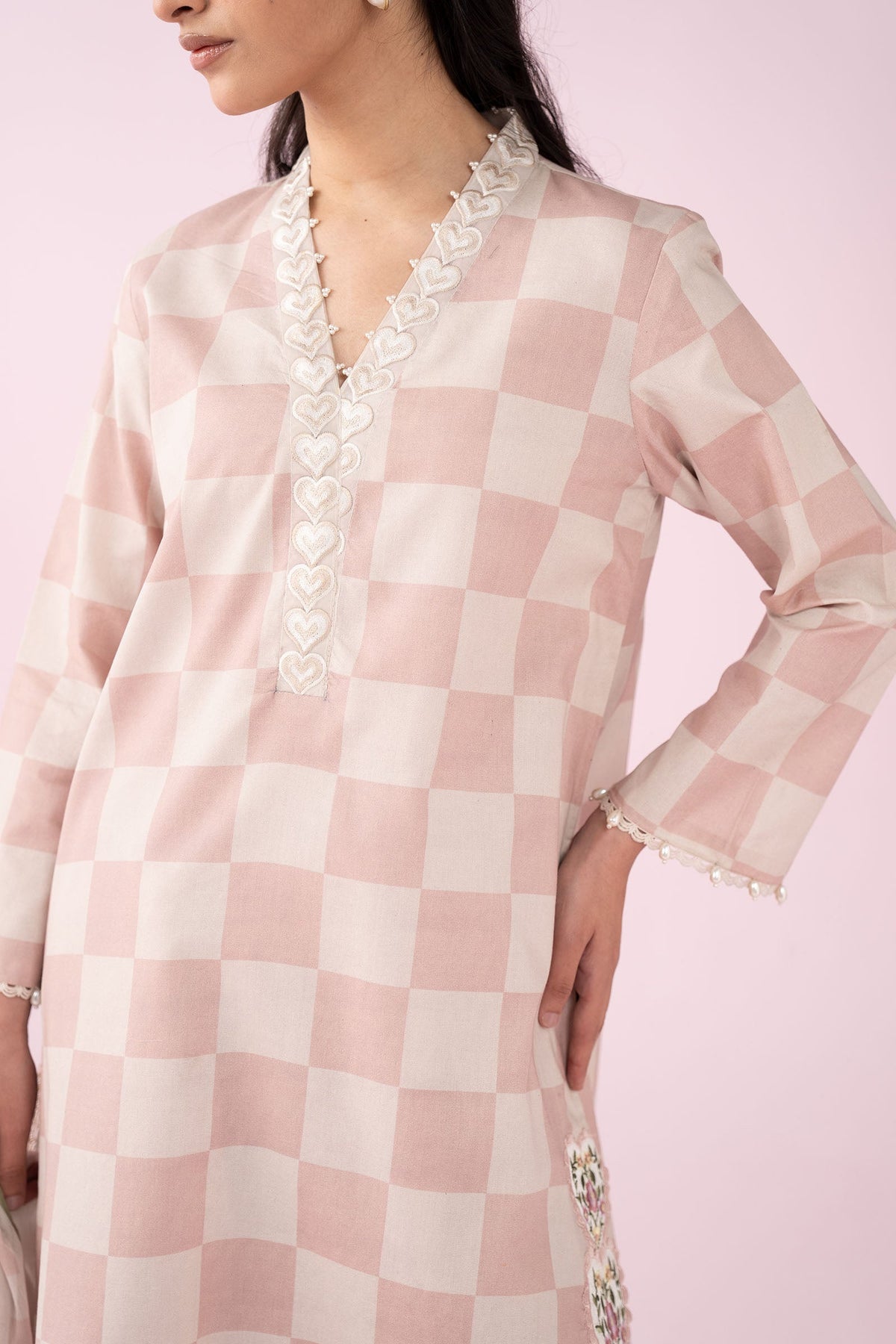 3 Piece Embroidered Lawn Suit - MS2906A-SML-00A