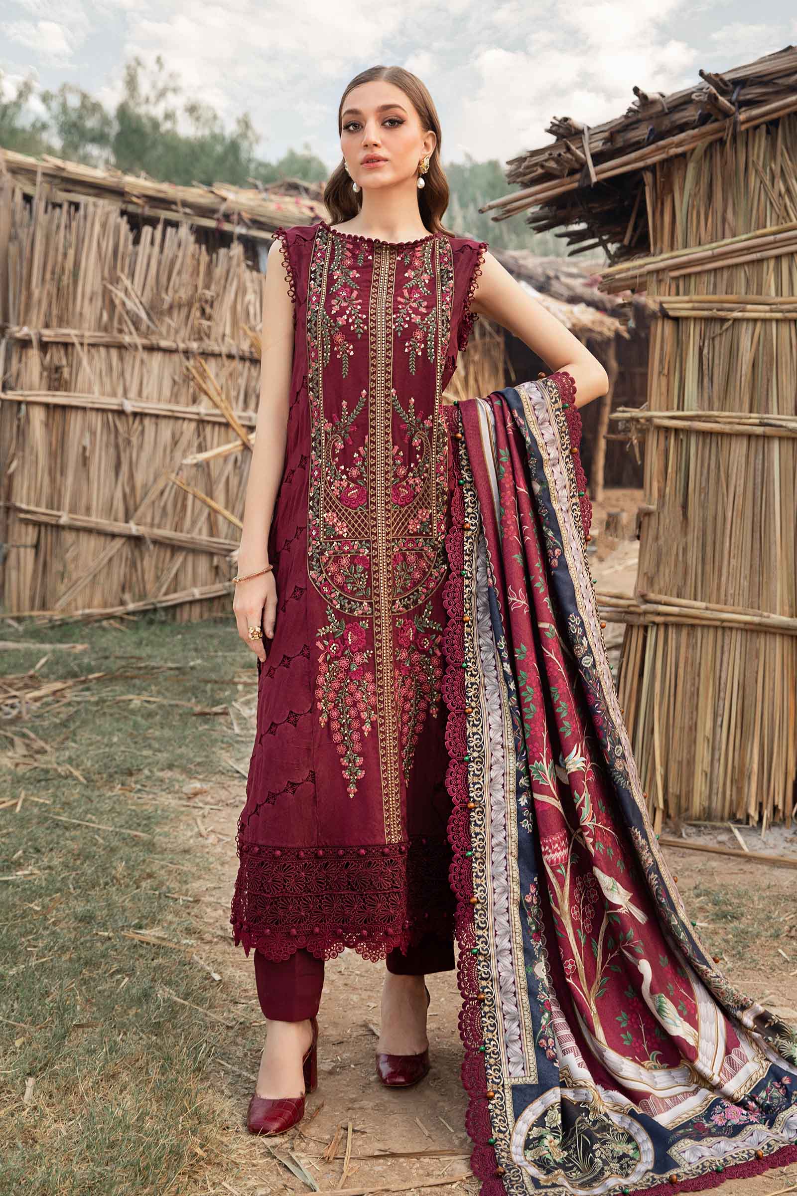 3 Piece Embroidered Lawn Suit