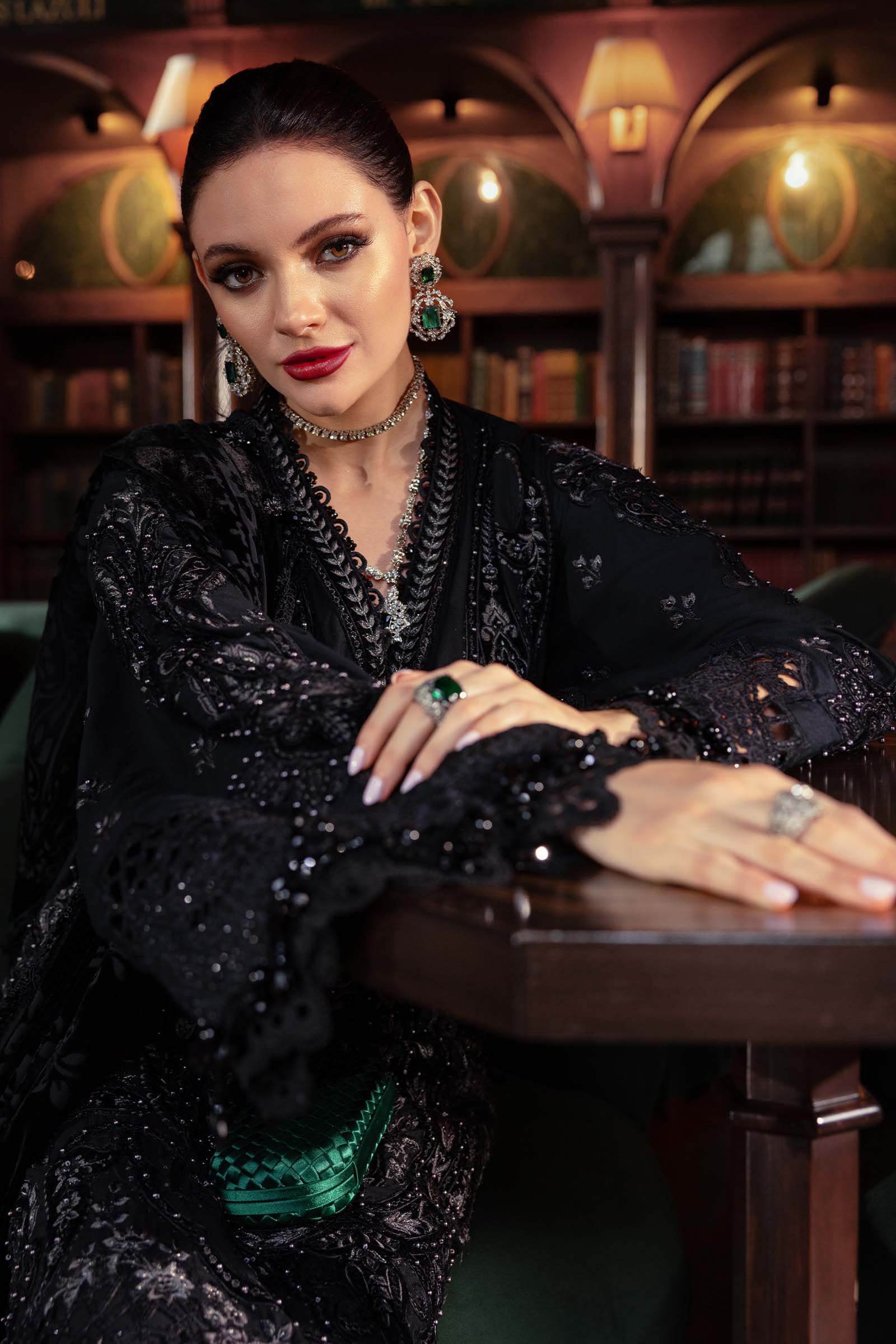 3 Piece Unstitched Embroidered Linen Suit