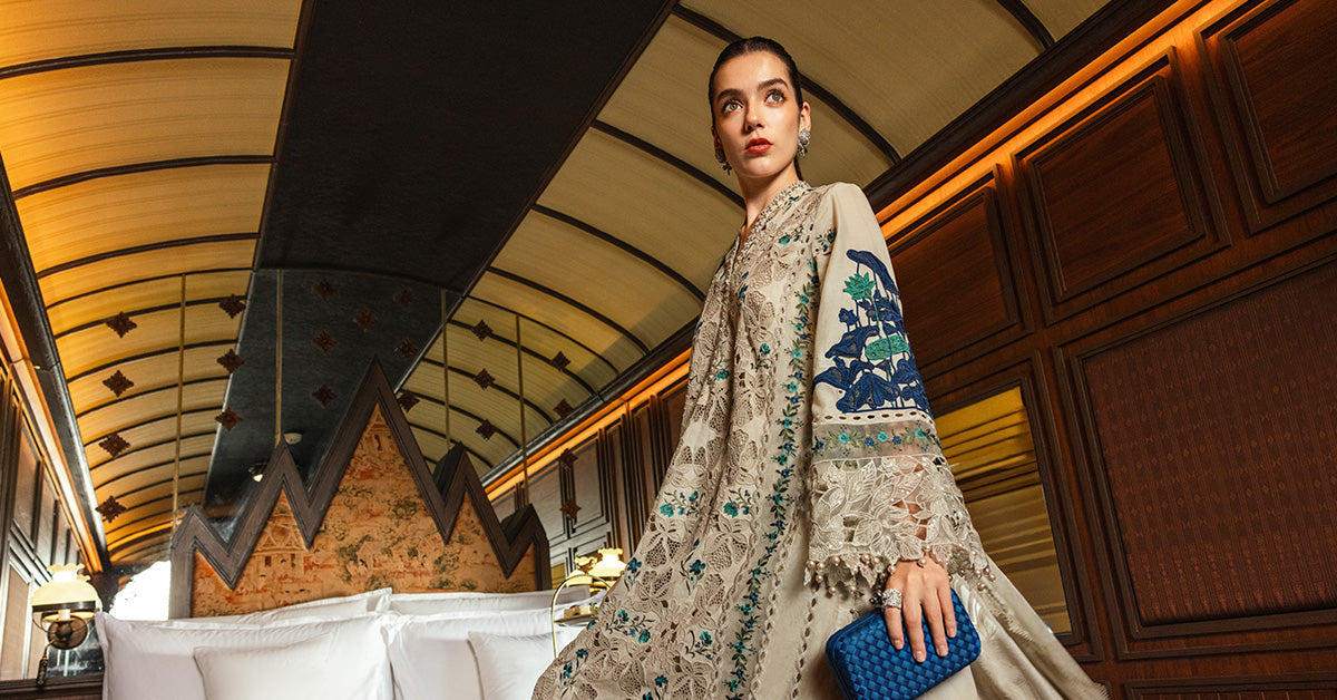 3 Piece Unstitched Embroidered Lawn Suit
