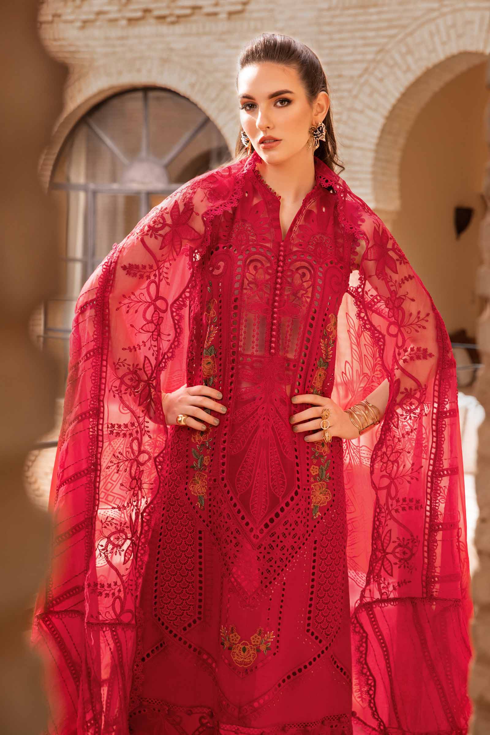 JML-007-Maroon and White