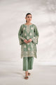 SS24DA-2589 GREEN 2PCS EMBROIDERED KURTA WITH TROUSER