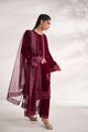 FW24DD-2618 MAROON DUPATTA