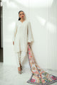 SS25DD-2743 OFF WHITE PRINTED DUPATTA