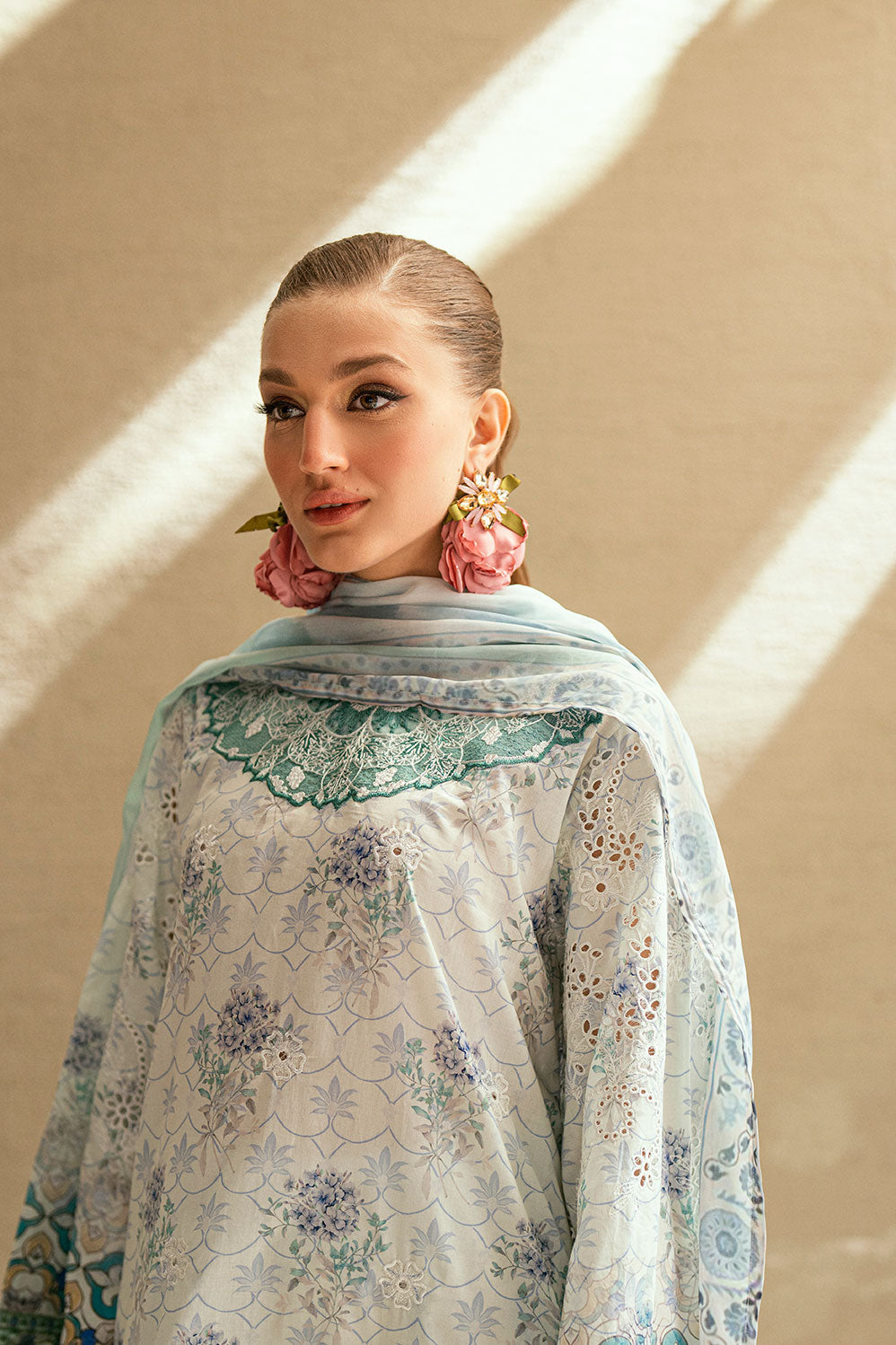 SS25DD-2537 SKY BLUE DUPATTA