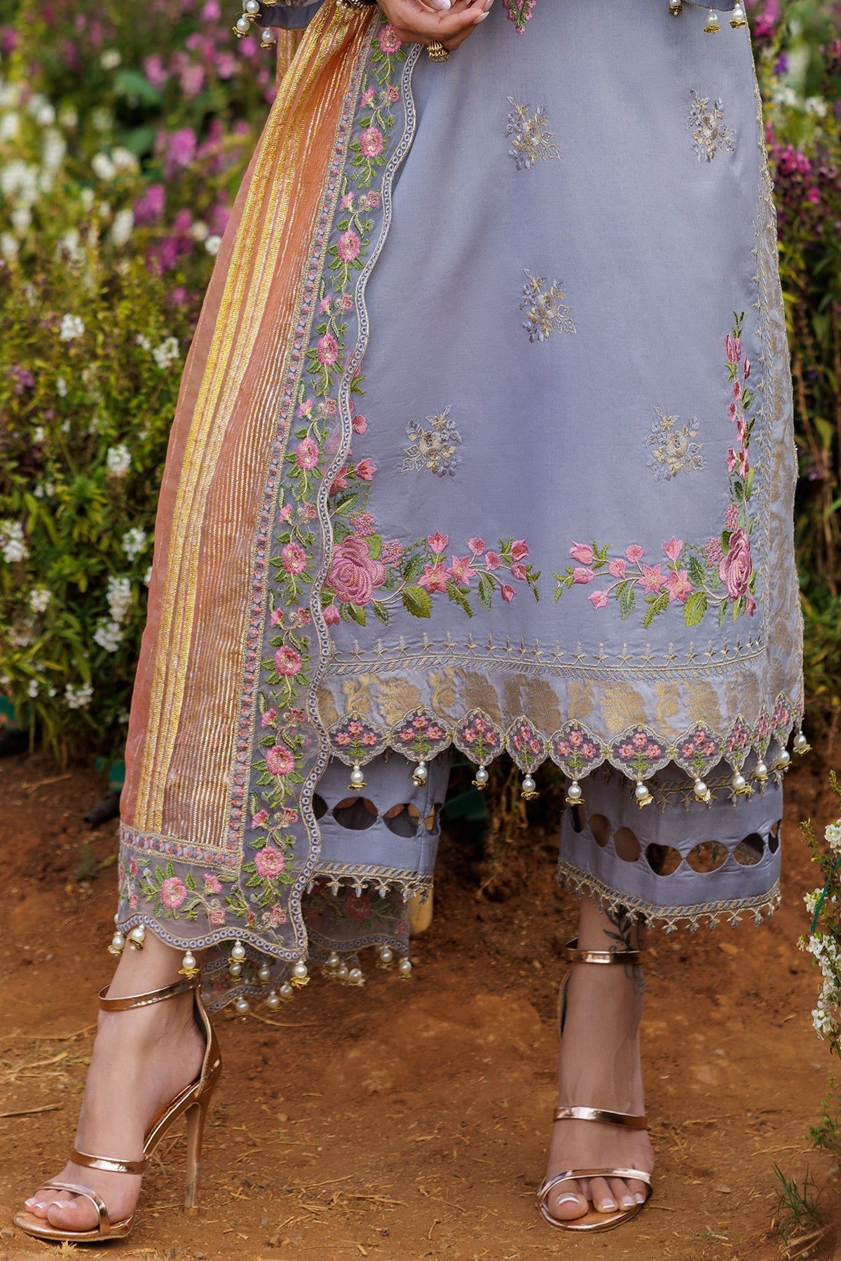 3-PC Embroidered Lawn Collection Suit CZ5-05 P