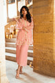 FW25DL-0340 PINK 2PCS SHIRT WITH TROUSER