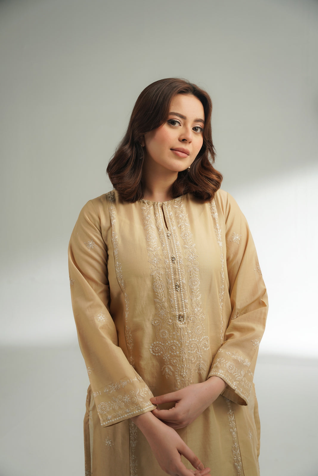 2 Piece Lawn Embroidered Suit (CS0571)