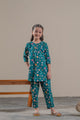 3 Piece Embroidered Raw Silk Suit