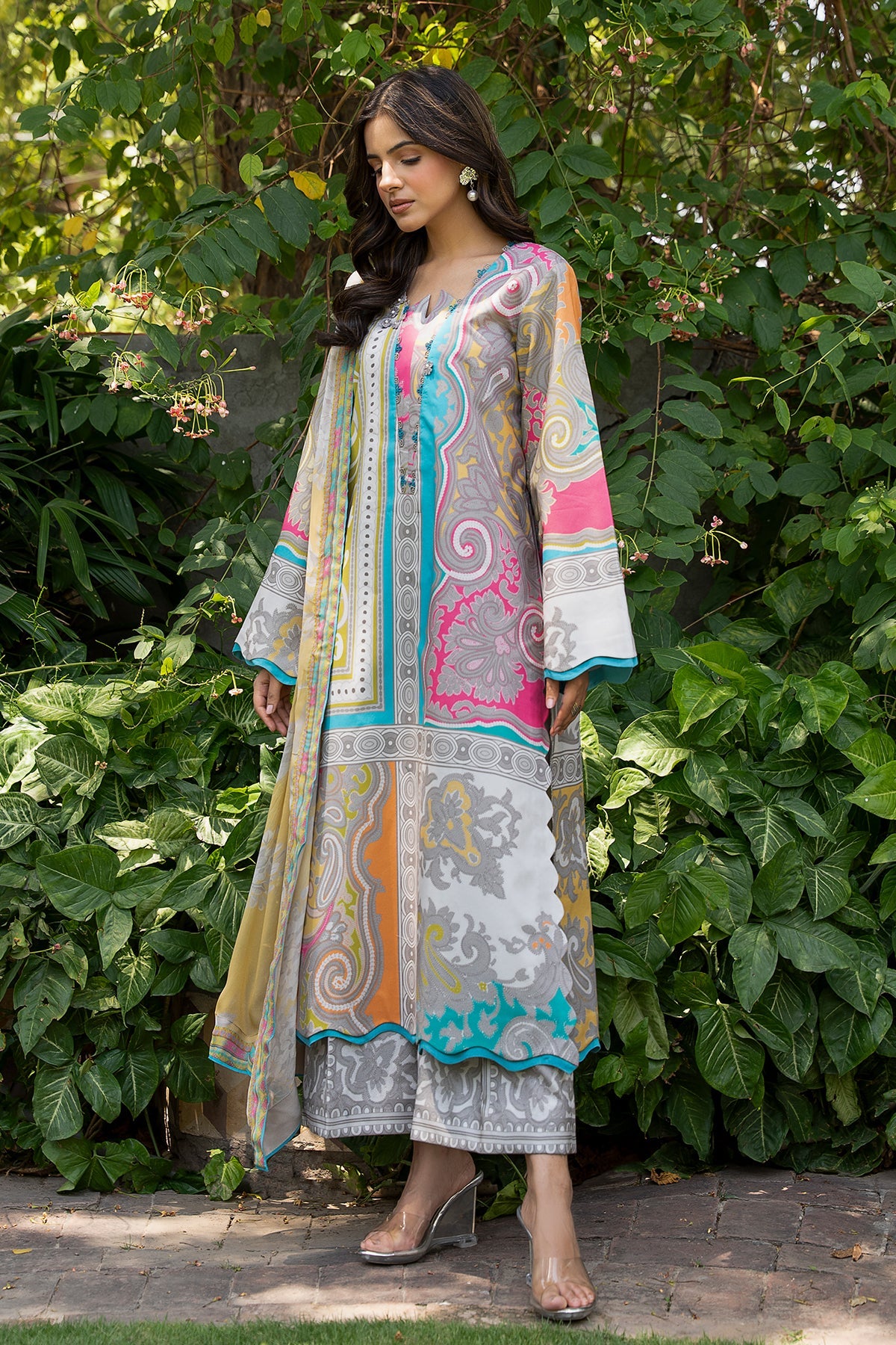 3-PC Unstitched Printed Lawn C-Print Vol 4 CP6-28