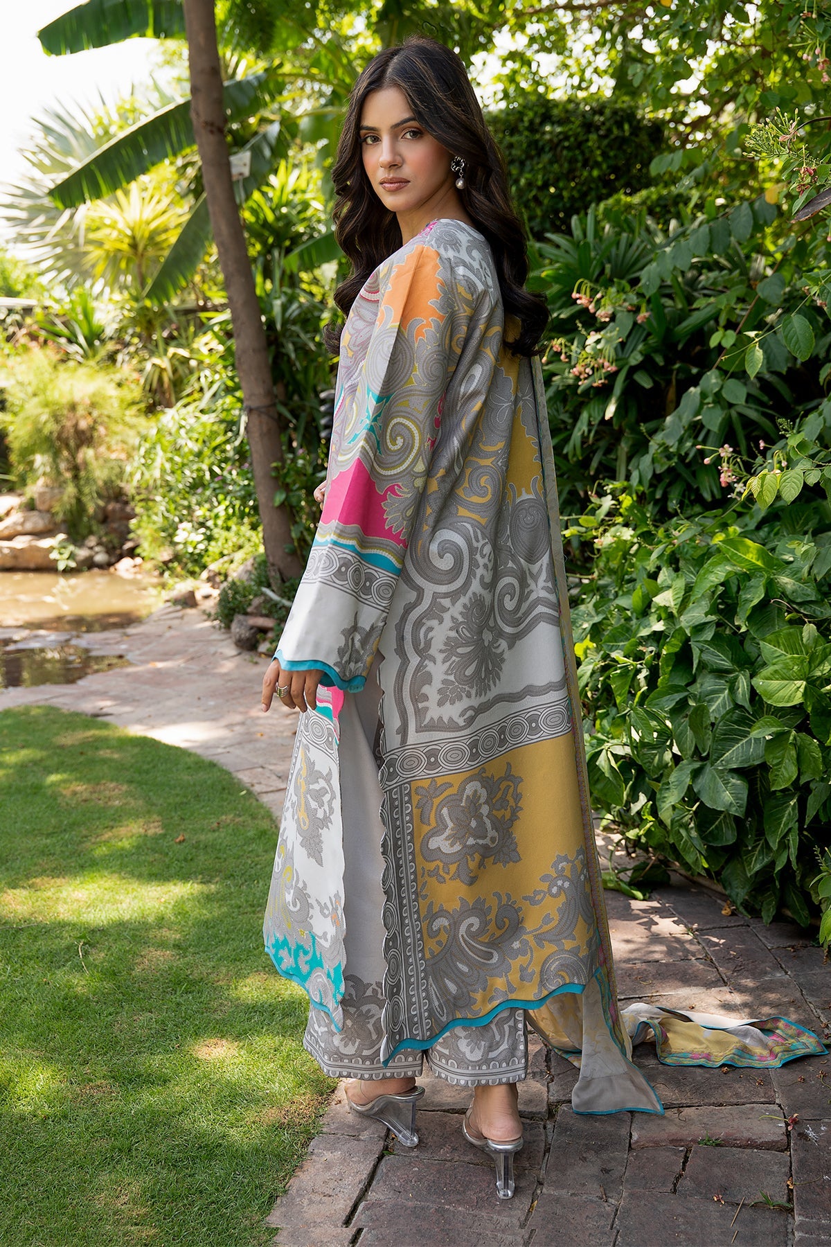 3-PC Unstitched Printed Lawn C-Print Vol 4 CP6-28