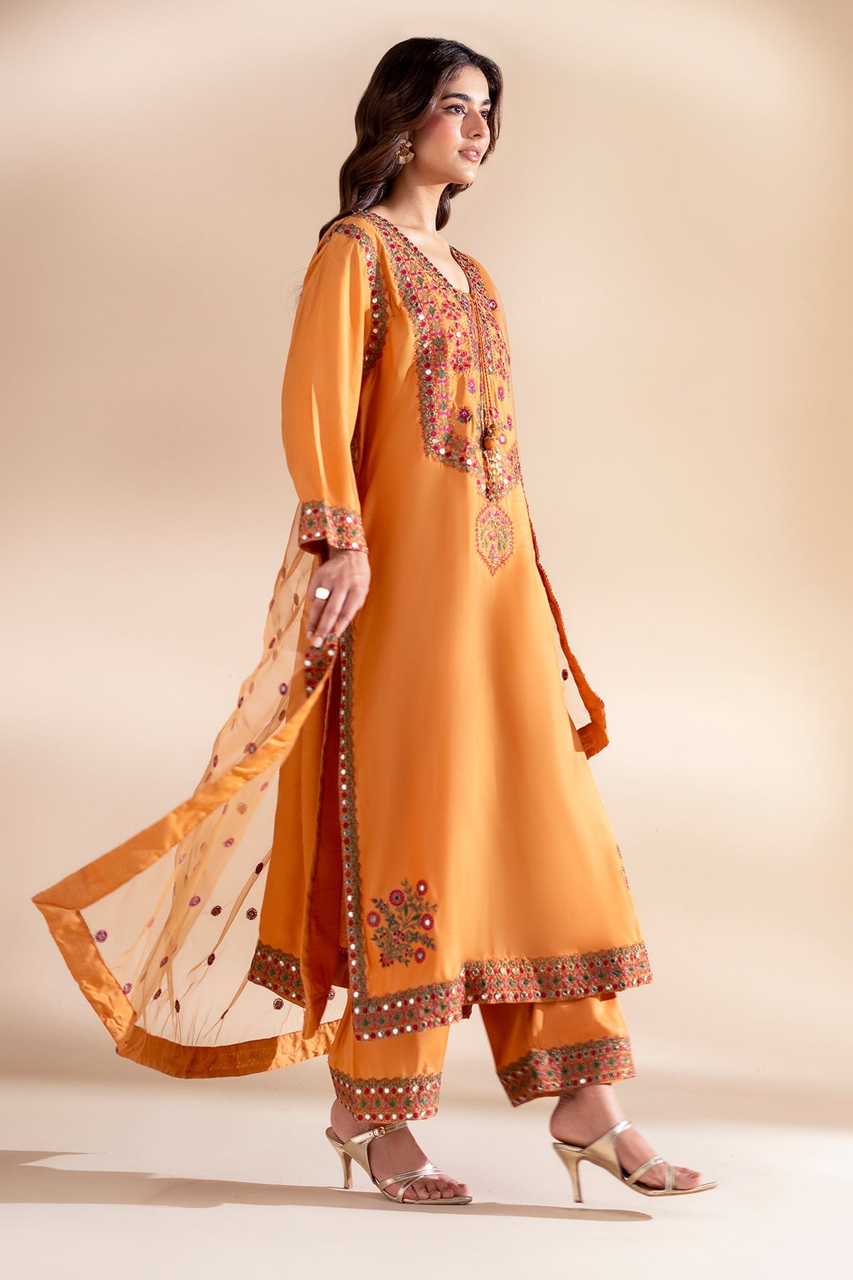 3-PC Embroidered Silk CMA-6-360