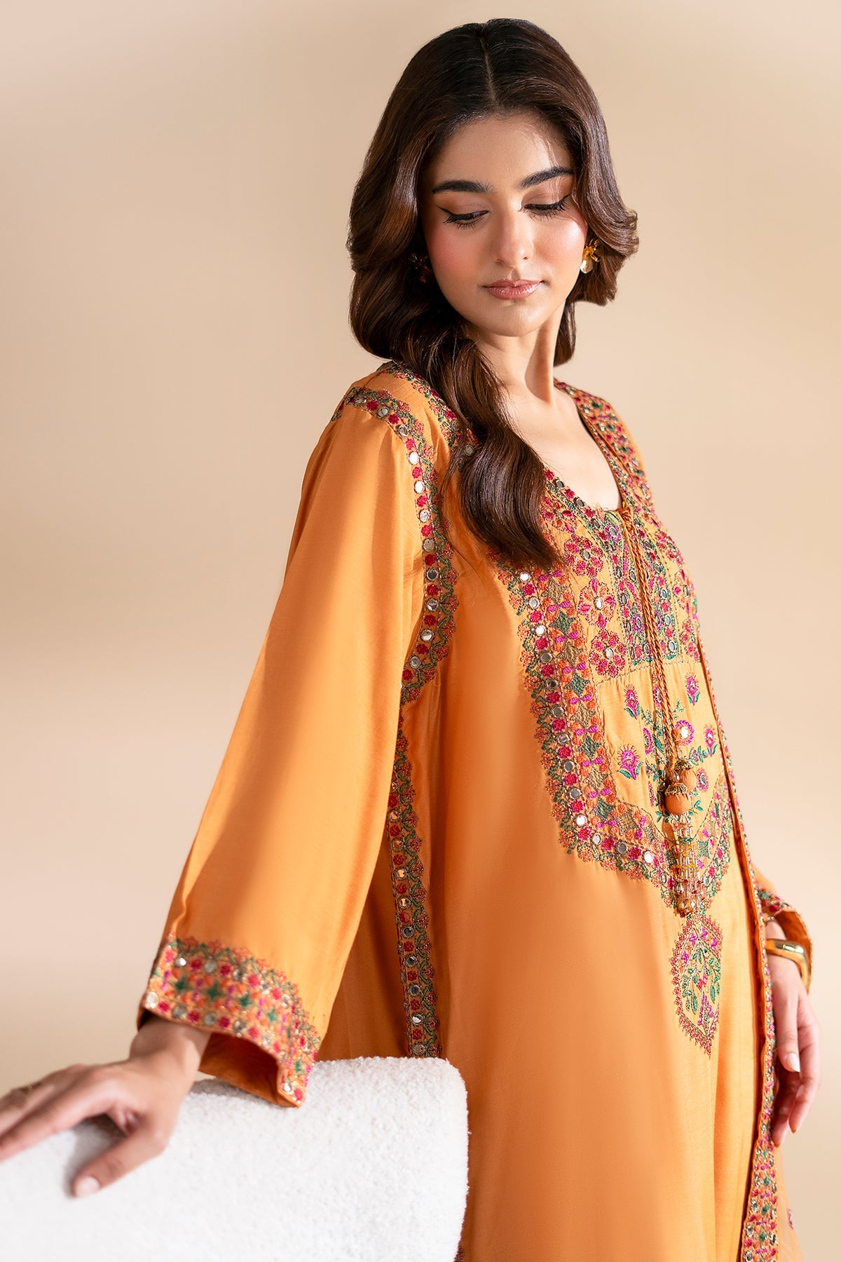 3-PC Embroidered Silk CMA-6-360