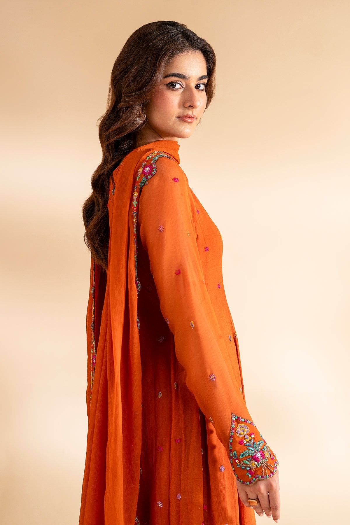 3-PC Embroidered Chiffon CMA-6-319