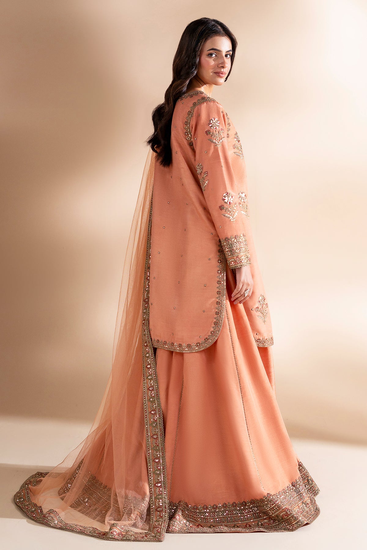 3-PC Stitched Embroidered CMA-6-400