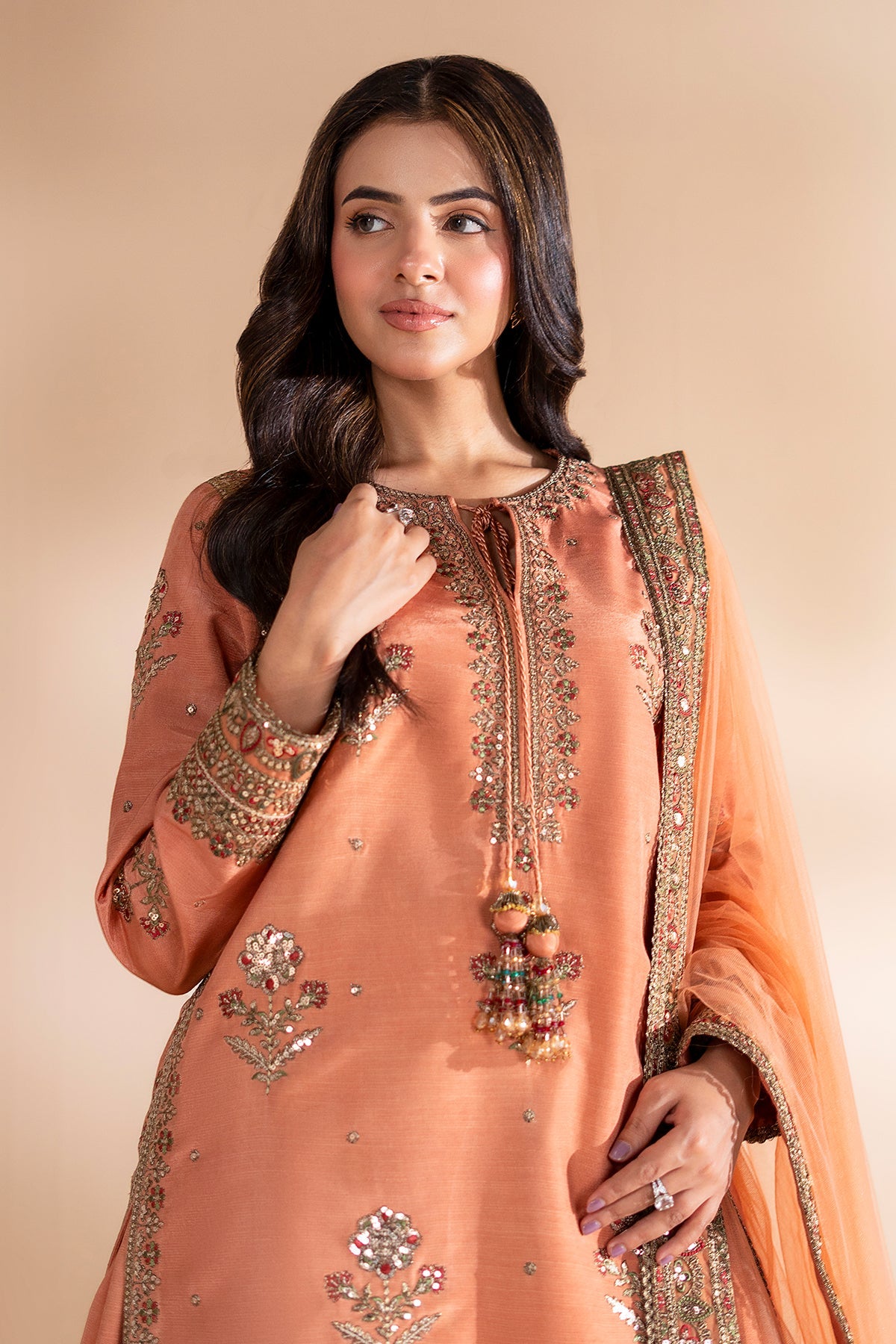 3-PC Stitched Embroidered CMA-6-400