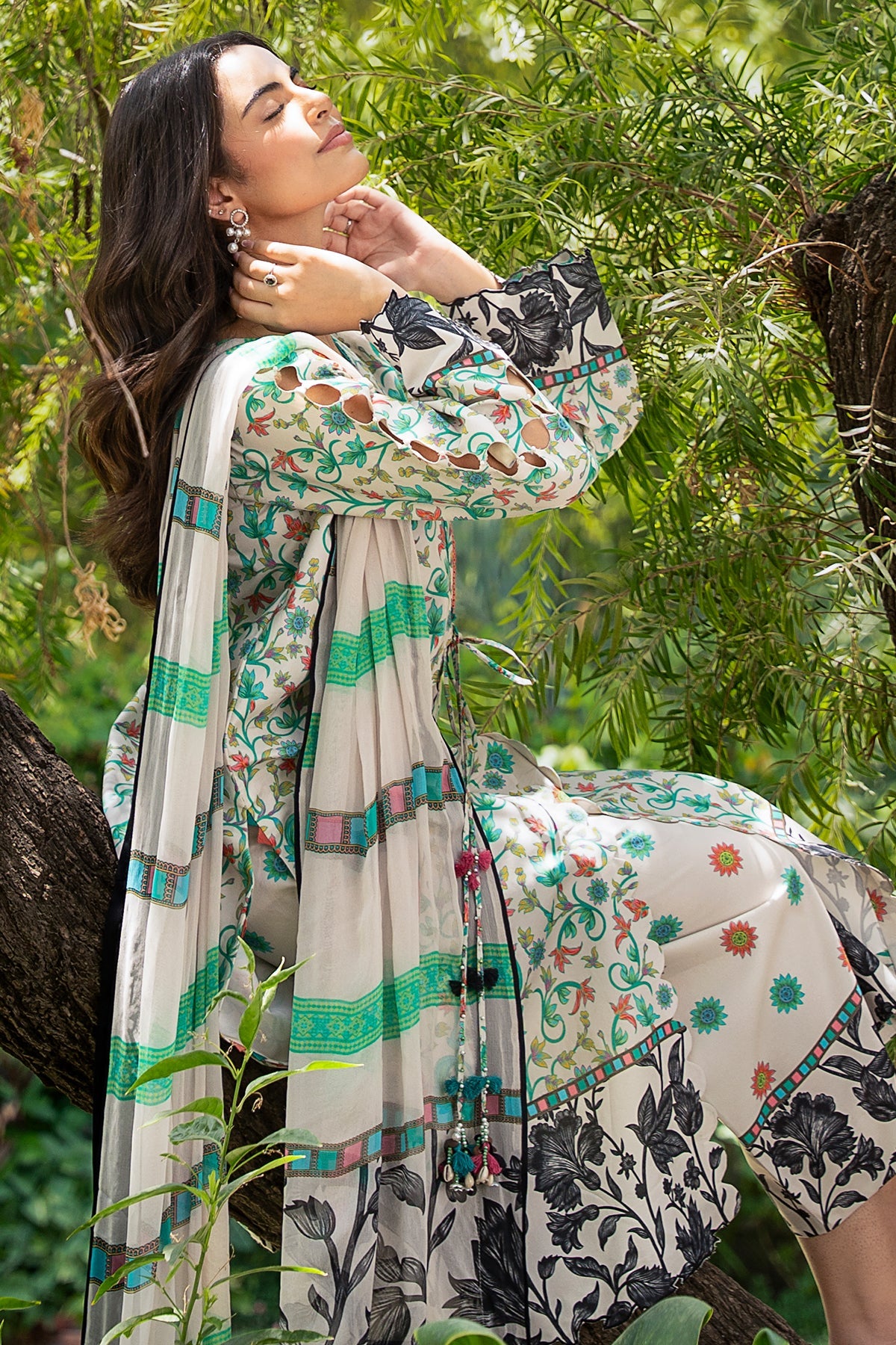 3-PC Stitched Printed Lawn CP6-27P