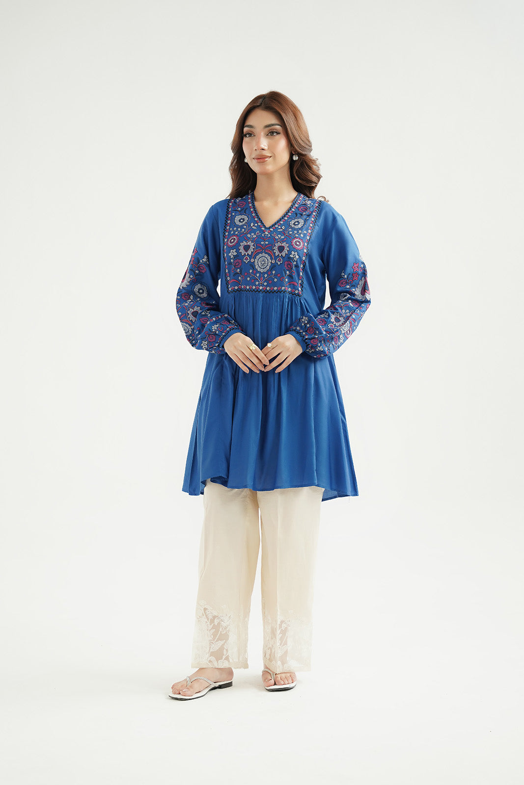 1 Piece Arbi Lawn Embroidered Suit (CF0197)