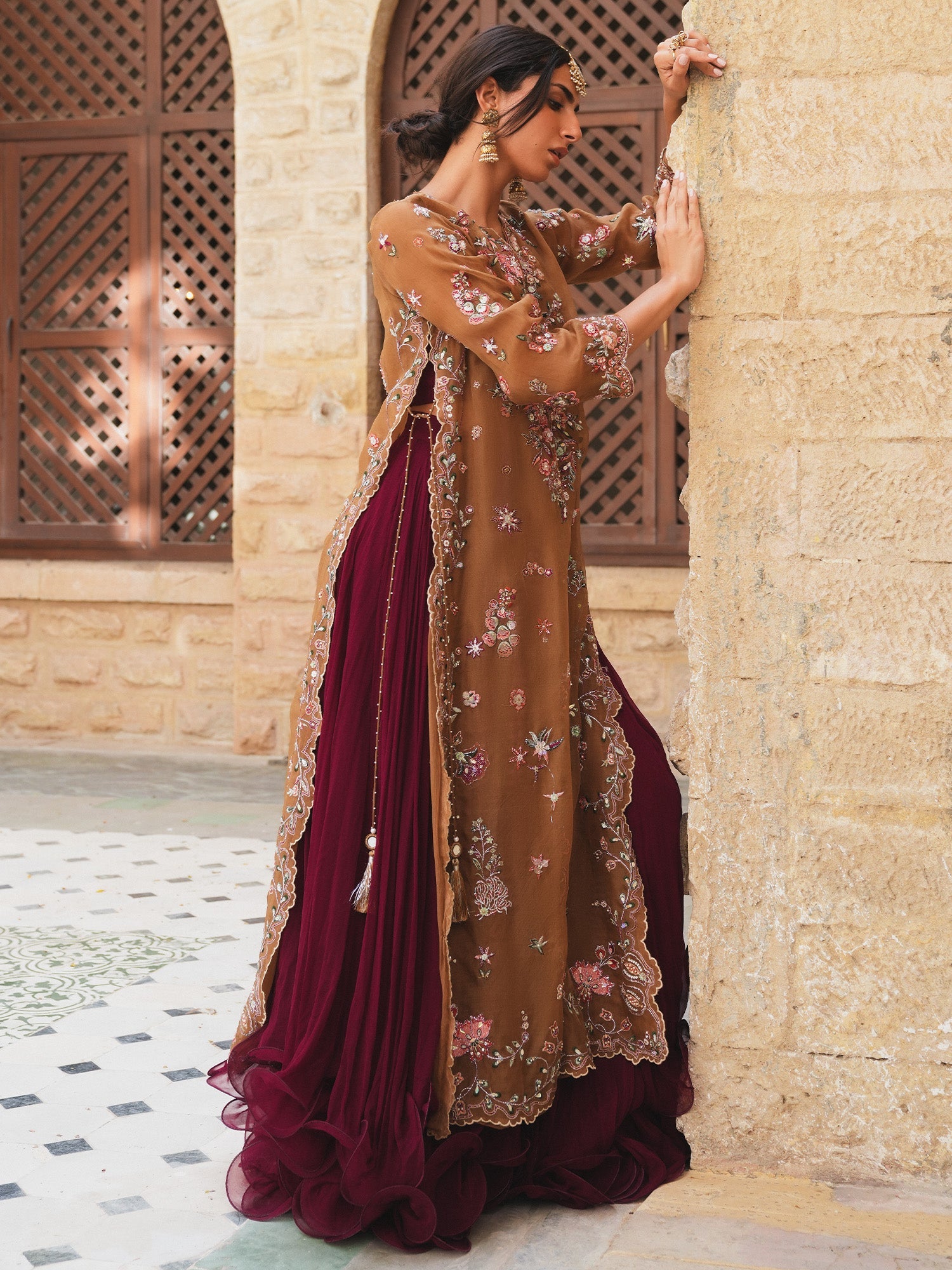 SIDE SLIT & SWIRLY LEHENGA