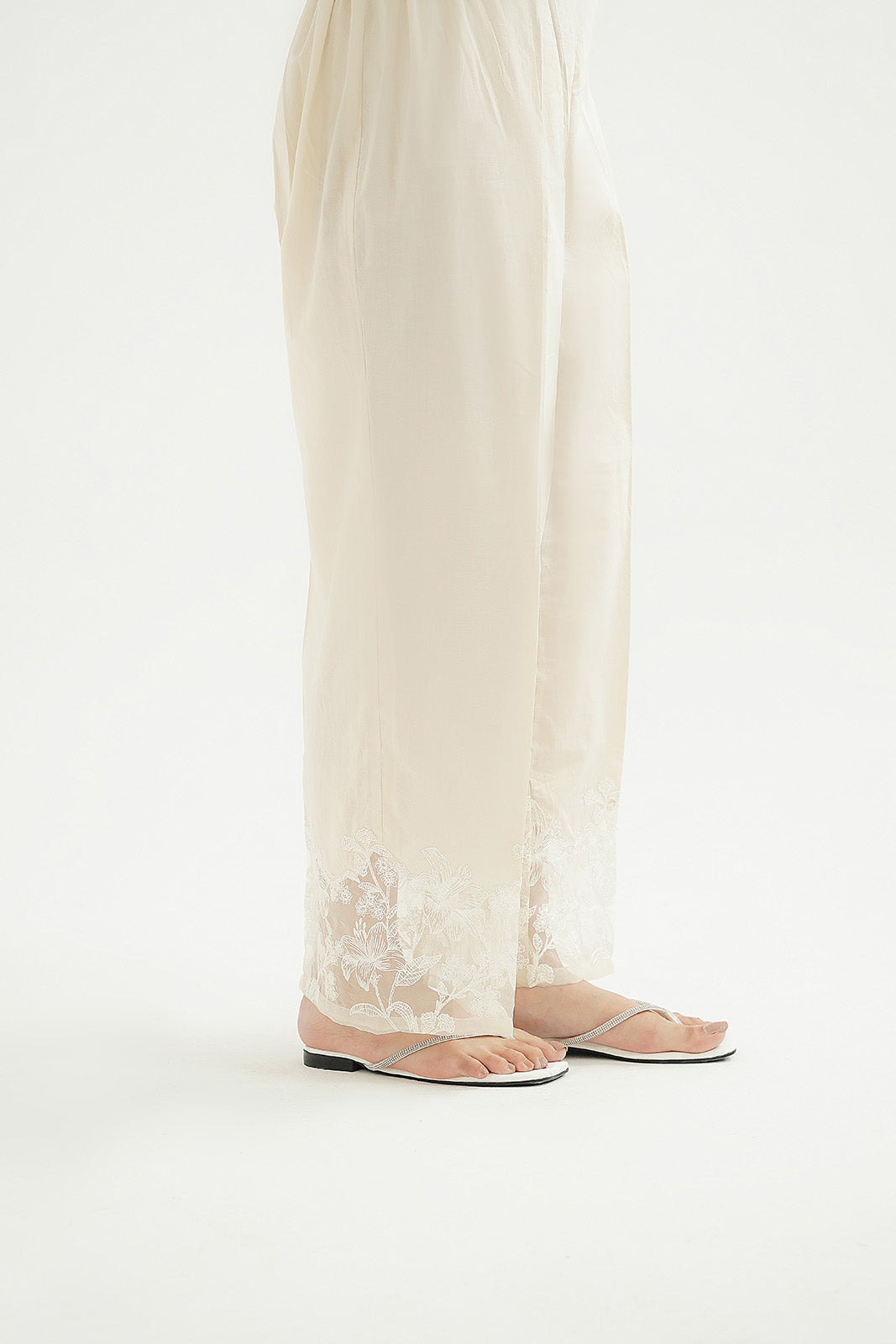 1 Piece Cambric Embroidered Culottes (CB0029)