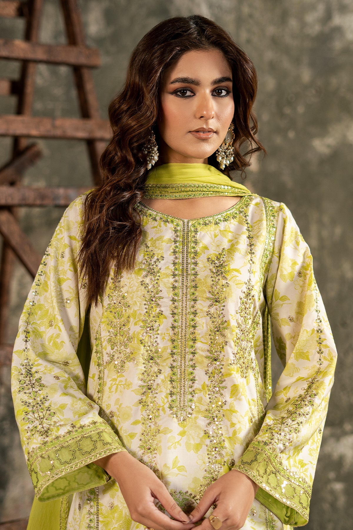 3-PC Stitched Embroidered Lawn SLC27-01P