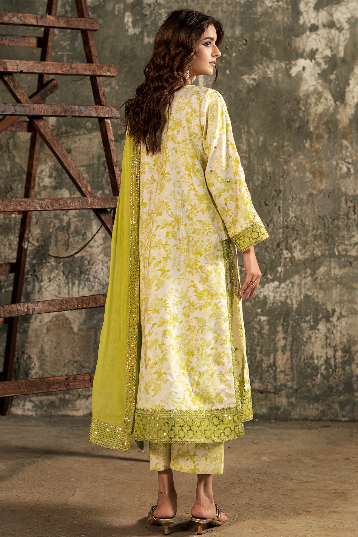 3-PC Stitched Embroidered Lawn SLC27-01P