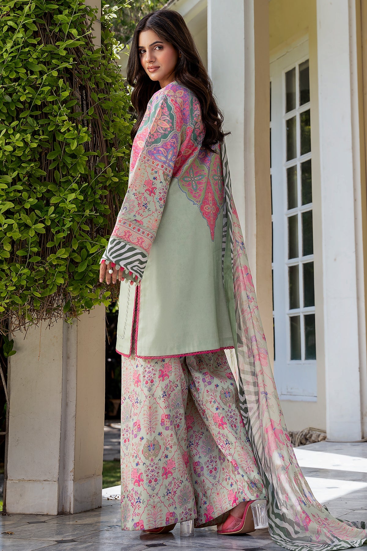 3-PC Unstitched Printed Lawn C-Print Vol 3 CP6-20