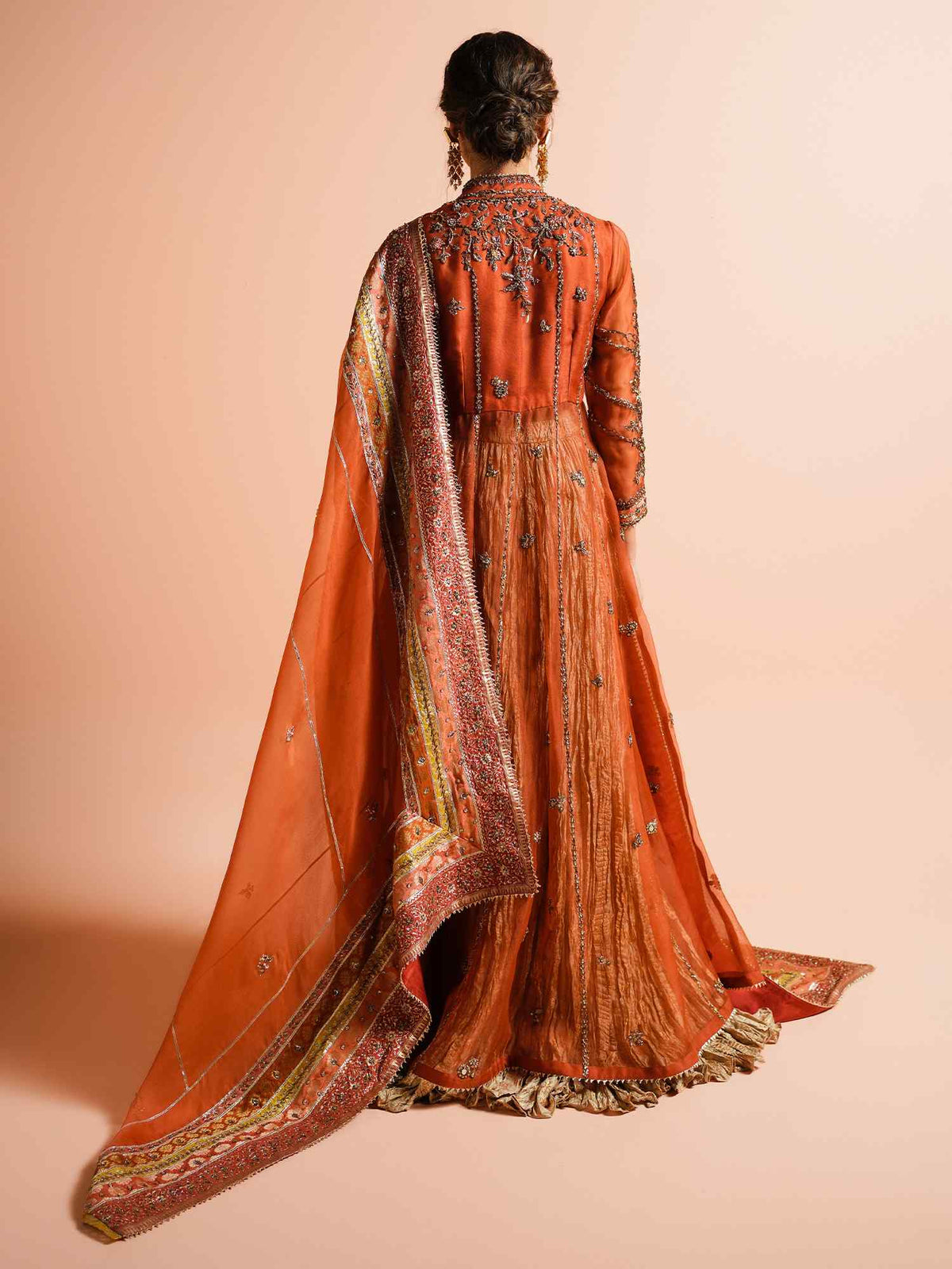 Angarkha, Dupatta & Lehenga - BD795