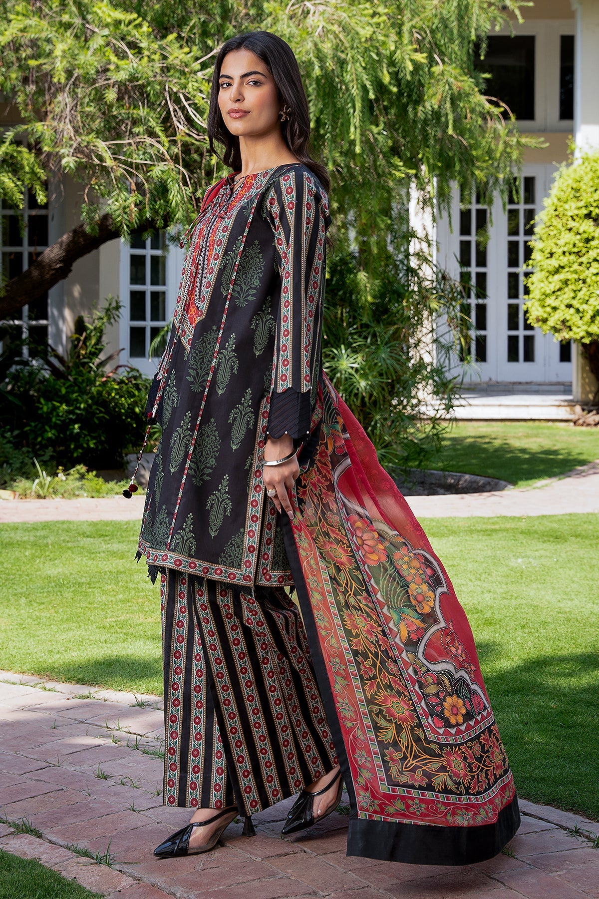 3-PC Unstitched Printed Lawn C-Print Vol 4 CP6-29