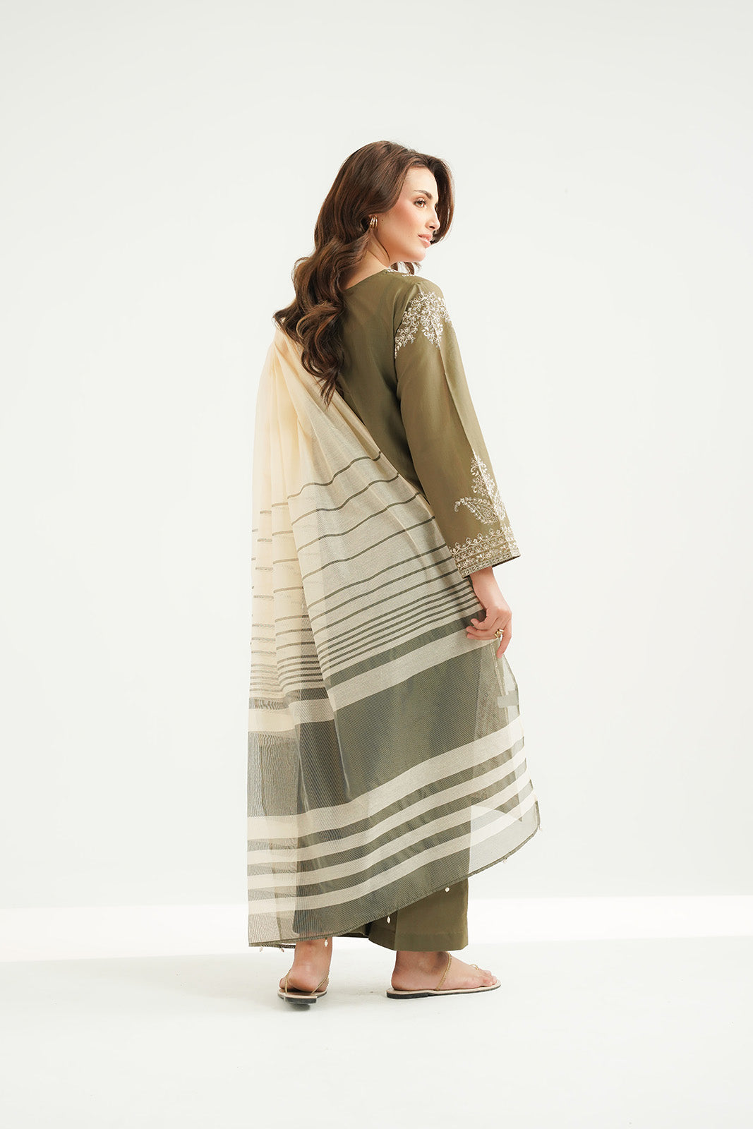 3 Piece Lawn Embroidered Suit (CS0518)