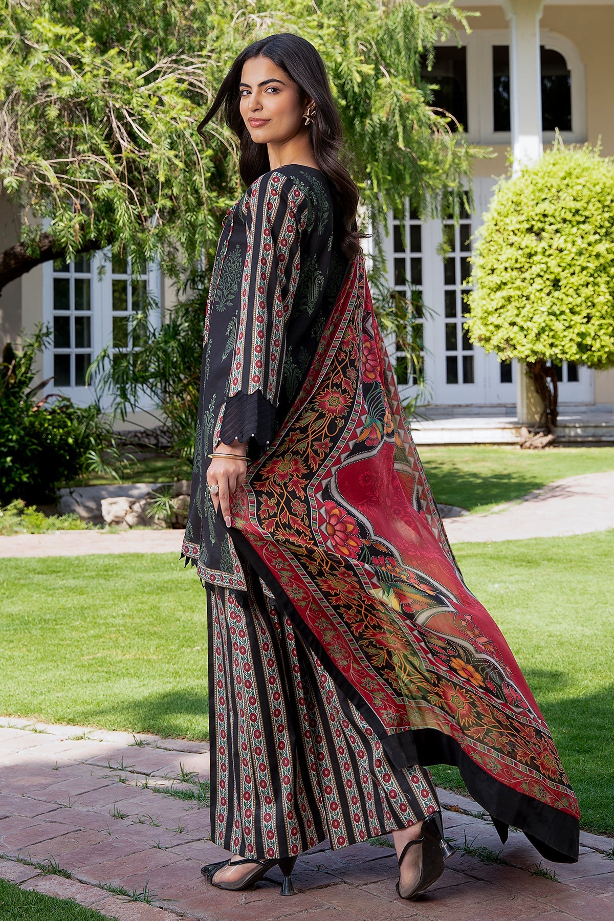 3-PC Unstitched Printed Lawn C-Print Vol 4 CP6-29
