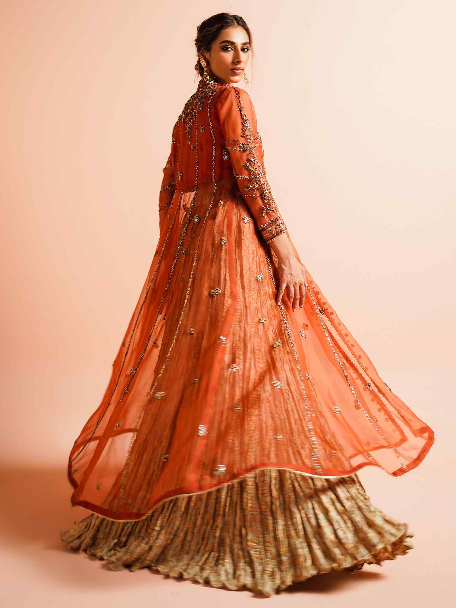 Angarkha, Dupatta & Lehenga