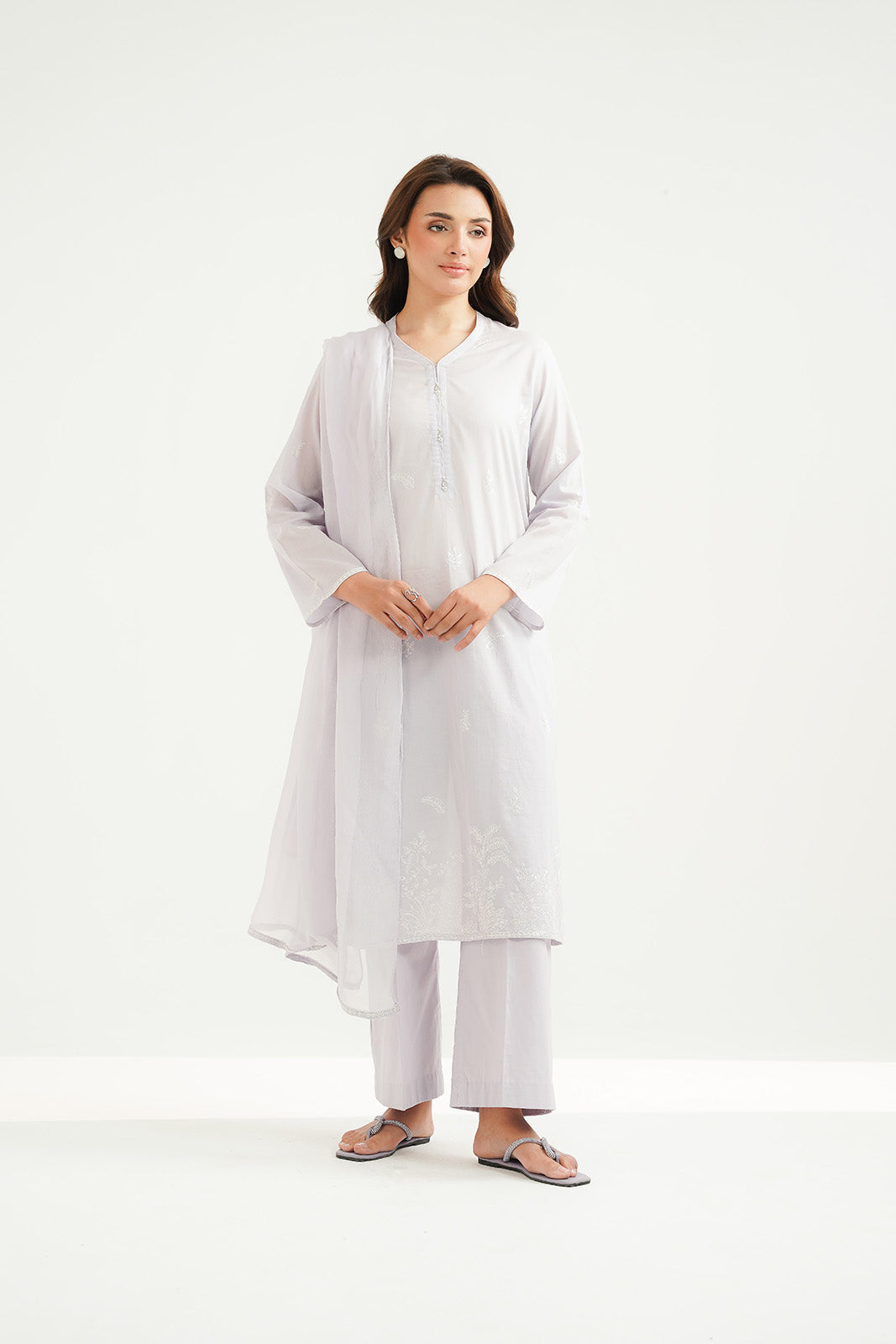 3 Piece Lawn Embroidered Suit (CS0506)