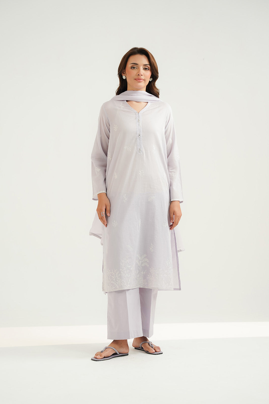 3 Piece Lawn Embroidered Suit (CS0506)