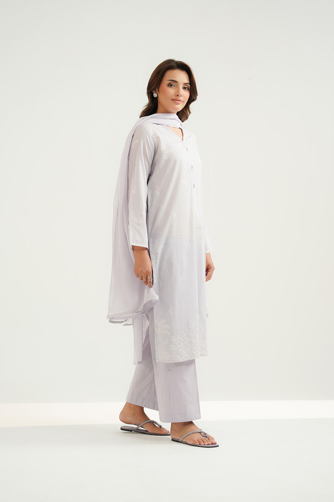 3 Piece Lawn Embroidered Suit (CS0506)
