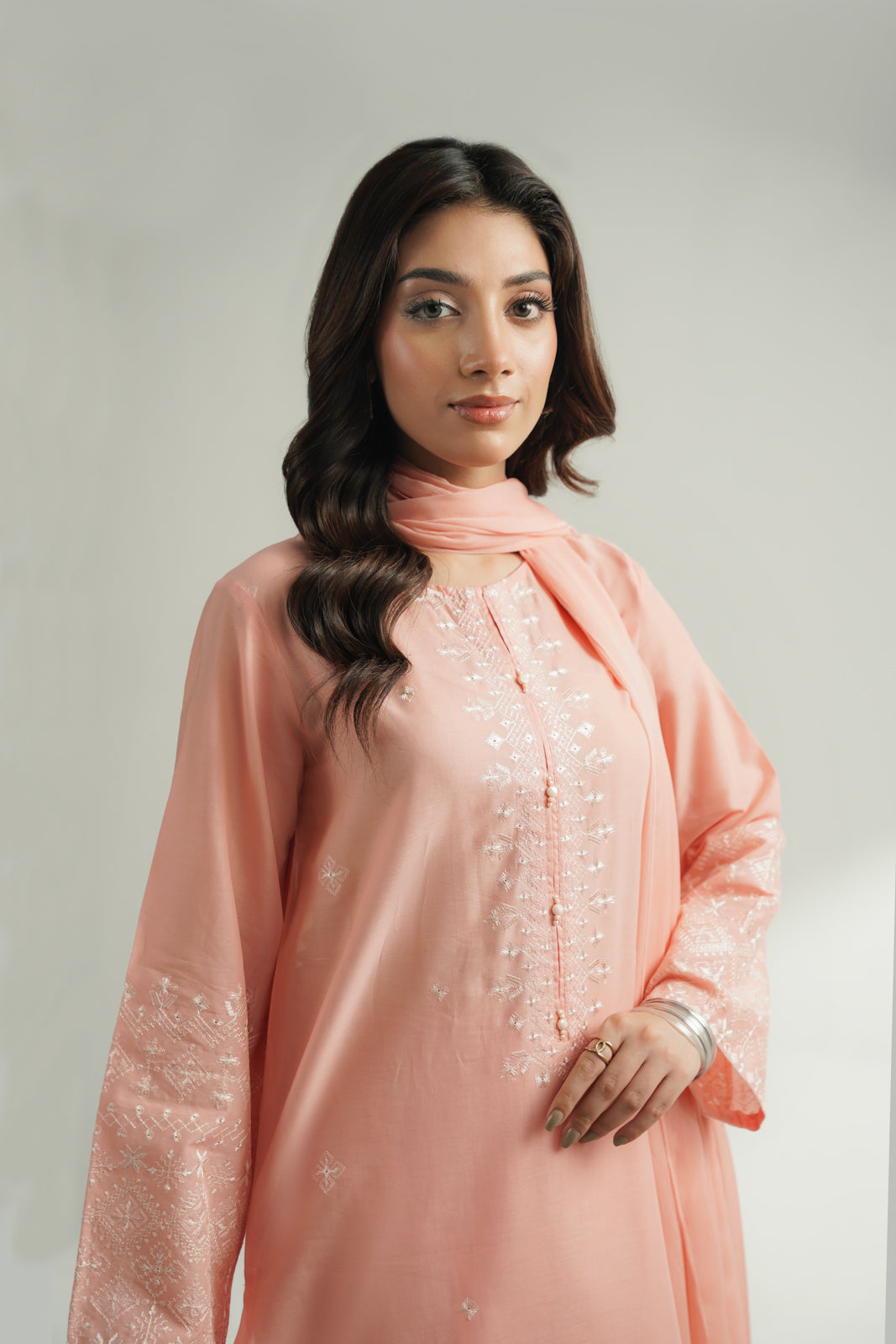 3 Piece Lawn Embroidered Suit (CS0568)