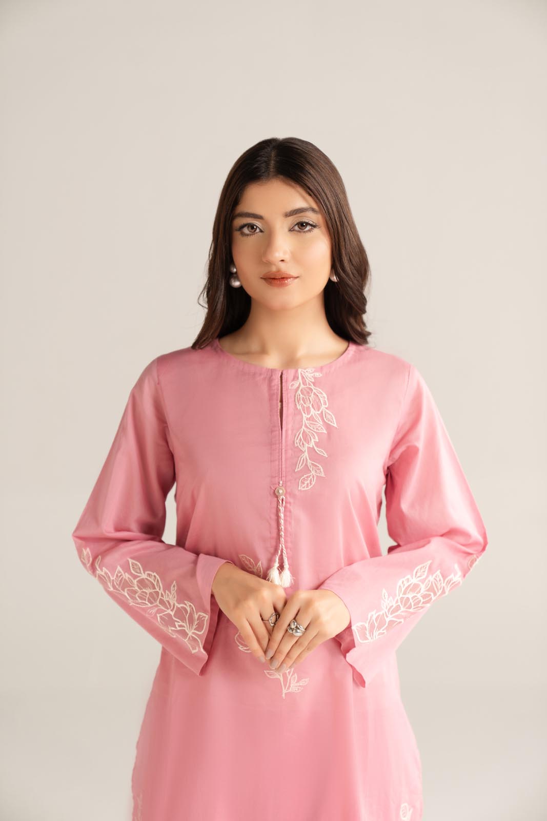 2 Piece Lawn Embroidered Suit (CS0470)