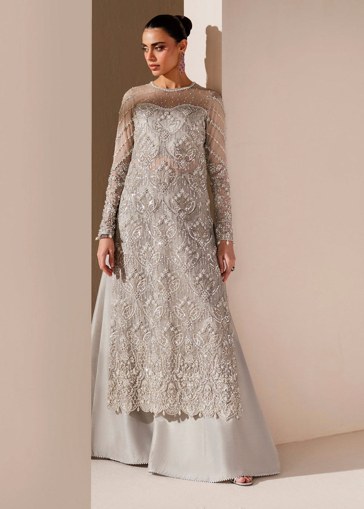 Orchid Style — Mairaz Grey Three-Piece Suit
