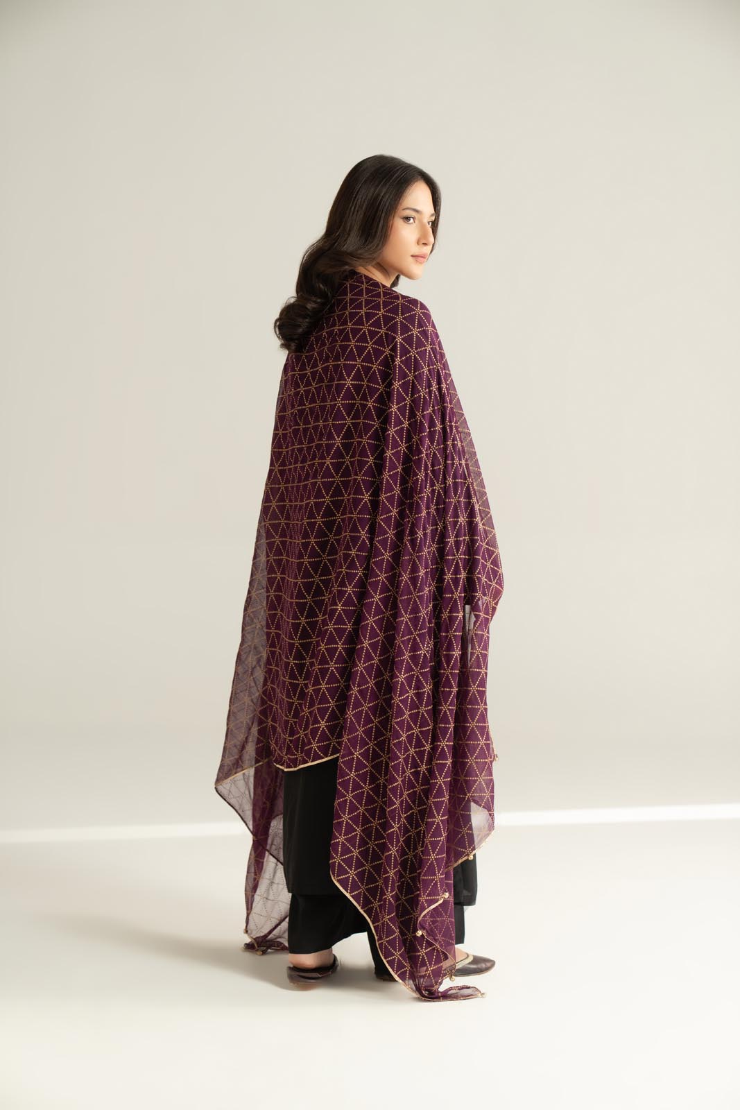 1 Piece Chiffon Printed Stole (CO0038)
